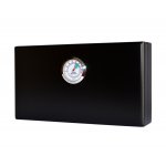 Humidor 920044 na 6 cygar, cedr/fornir, mały czarny 19.8x11x4.5 cm