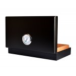 Humidor 920044 na 6 cygar, cedr/fornir, mały czarny 19.8x11x4.5 cm