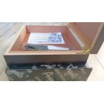 Humidor 920067 na 10-20 cygar, cedr/fornir, mały 19.8x11x4.5 cm