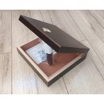 Humidor 920067 na 10-20 cygar, cedr/fornir, mały 19.8x11x4.5 cm