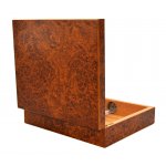 Humidor 920170 na 10-20 cygar, brązowy, MDF/cedrowy fornir, 26x22x6.5 cm