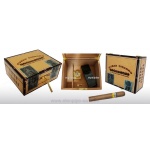 Humidor 920310 (09026) na 35-50 cygar, MDF/cedrowy fornir, beżowy wraz z wzorem, 26x22x11 cm