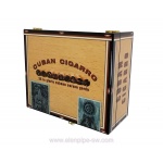 Humidor 920310 (09026) na 35-50 cygar, MDF/cedrowy fornir, beżowy wraz z wzorem, 26x22x11 cm