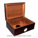 Humidor 920510 na 30-50 cygar, brązowy, MDF/cedrowy fornir, 31x22x13 cm