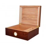 Humidor 920550 na 20-35 cygar, brązowy, MDF/cedrowy fornir, 26x22x11 cm