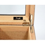 Humidor 920710 (09054) na 100 cygar, czarny, cedr, 34.5x21.5x17 cm