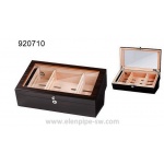 Humidor 920710 (09054) na 100 cygar, czarny, cedr, 34.5x21.5x17 cm