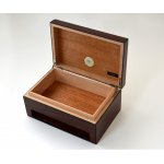 Humidor 920750 na 10 cygar + zestaw, cedr, brązowy 21x14x9 cm