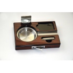 Humidor 920750 na 10 cygar, zestaw, cedr, brązowy, 21x14x9 cm