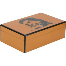 Humidor 0256402 na 12 cygar, cedr, pomarańczowy, 22x14x7 cm,