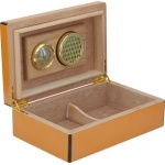 Humidor 0256402 na 12 cygar, cedr, pomarańczowy, 22x14x7 cm,