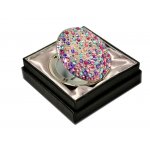 !Komplet Lusterko EL-12 "Corals VI Colorful" + Pilnik EL-5105 "Corals Colorful" ze Swarovski® crystals 13 cm