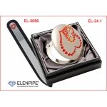 Komplet Lusterko EL-24.1 "Red Hearts" + Pilniki EL-5086 "Heart Red" ze Swarovski® crystals 13 cm