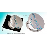 Lusterko EL-11.6 "Wave I Azure" + Pilnik EL-5000.6 "Waterfall Azure" ze Swarovski® crystals 13 cm