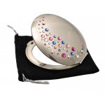 Lusterko EL-16 "Waterfall Dark Blue" + Pilnik EL-5004 "Waterfall Dark Blue" ze Swarovski® crystals 13 cm	