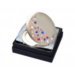 Lusterko EL-16 "Waterfall Dark Blue" + Pilnik EL-5004 "Waterfall Dark Blue" ze Swarovski® crystals 13 cm	