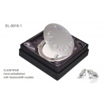 Lusterko kosmetyczne EL-0016.1 "Violet" ze Swarovski® crystals