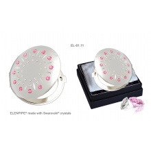 Lusterko kosmetyczne EL-01.11 "Pink Sun" ze Swarovski® crystals