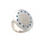 Lusterko kosmetyczne EL-01.2 "Blue Sun Sapphire" ze Swarovski® crystals