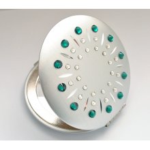 Lusterko kosmetyczne EL-01.52 "Green Sun Emerald " ze Swarovski® crystals