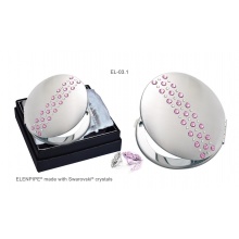 Lusterko kosmetyczne EL-03.1 "Via Lactea I Rose" ze Swarovski® crystals