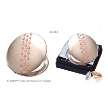 Lusterko kosmetyczne EL-03.3 "Via Lactea I Peach" ze Swarovski® crystals