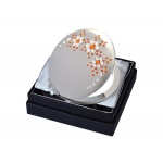 Lusterko kosmetyczne EL-05.1 "Flowers V Orange" ze Swarovski® crystals