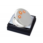 Lusterko kosmetyczne EL-05.4 "Flowers V Orange" ze Swarovski® crystals