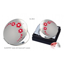 Lusterko kosmetyczne EL-05.6 "Flowers V Red" ze Swarovski® crystals