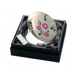 Lusterko kosmetyczne EL-06.1 "Flowers I Fuchsia" ze Swarovski® crystals