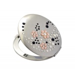 Lusterko kosmetyczne EL-06.2 "Flowers I Peach" ze Swarovski® crystals