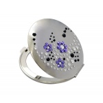 Lusterko kosmetyczne EL-06.3 "Flowers I Violet" ze Swarovski® crystals