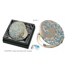 Lusterko kosmetyczne EL-07.1 "Corals I Blue" ze Swarovski® crystals
