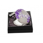 Lusterko kosmetyczne EL-08.4 "Corals II Violet" ze Swarovski® crystals