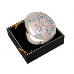 Lusterko kosmetyczne EL-09.1 "Corals III Blue+Pink" ze Swarovski® crystals