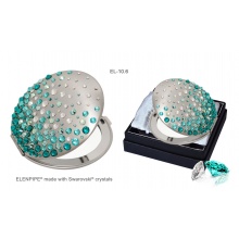 OUTLET Lusterko kosmetyczne EL-10.6 "Błękitny koralowiec" z kryształkami Swarowskiego