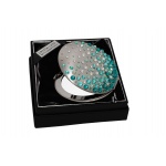 OUTLET Lusterko kosmetyczne EL-10.6 "Błękitny koralowiec" z kryształkami Swarowskiego