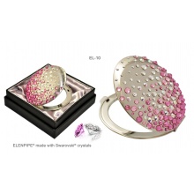Lusterko kosmetyczne EL-10 "Corals IV Pink" ze Swarovski® crystals