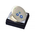 Lusterko kosmetyczne EL-15 "Flowers II Blue" ze  Swarovski® crystals