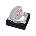 Lusterko kosmetyczne EL-18 "Flowers III Pink" ze Swarovski® crystals