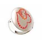Lusterko kosmetyczne EL-24.1 "Red Hearts" ze Swarovski® crystals