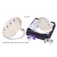 Lusterko kosmetyczne EL-33.1 "Three Line Violet" ze Swarovski® crystals