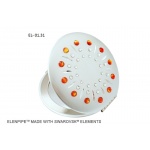 Komplet lusterko EL-01.31 Orange Sun + pilnik 5094 Lactea Orange ze Swarovski® crystals