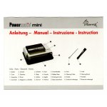 Nabijarka do papierosów 03134 Powermatic Mini Tube, plastik/metal, mechaniczna, czarna/ biała, na gilzy 8 mm