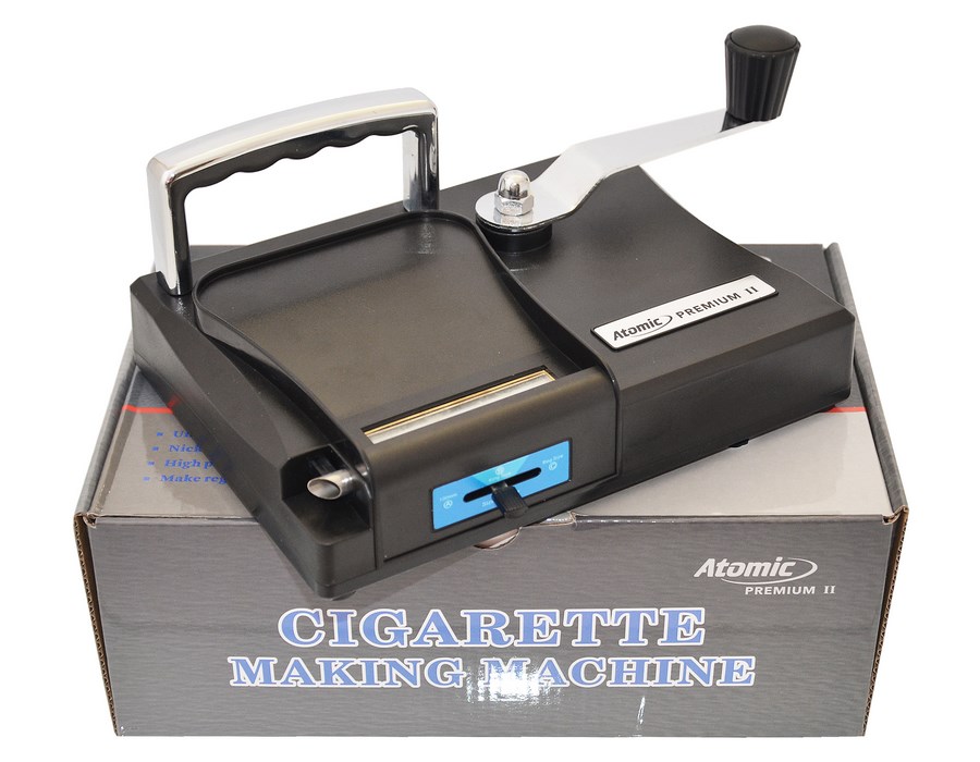 Nabijarka do papierosów 0401701, plastik, mechaniczna, 8 mm, czarna STANDART