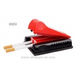 Nabijarka do papierosów 03153 podwójna, plastik, 8 mm, czerwona STANDART