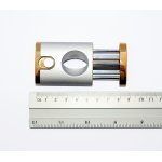 Obcinarka do cygar 311002 Winjet, metal, chrom/złoto d=9 mm