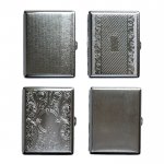 Papierośnica 06404 WildFire metal, 100 mm, srebrny/grawer 10.6 x 8.5 cm