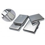 Papierośnica 06410 WildFire metal, 80 mm, srebrny 9 х 8.5 х 2 cm