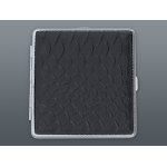 Papierośnica 5-9051(5-9052) Ophone PVC/metal, 80 mm, kroko-czarny mat 10 x 9.5 cm
